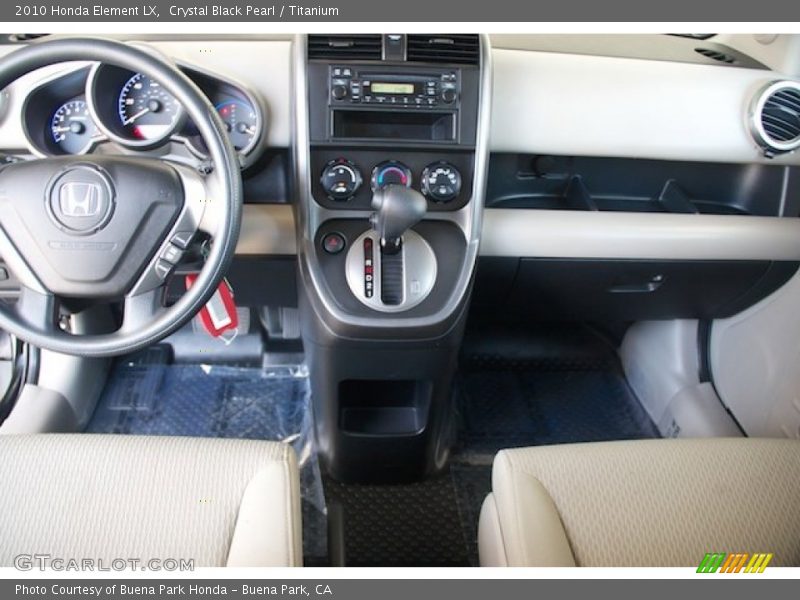 Crystal Black Pearl / Titanium 2010 Honda Element LX