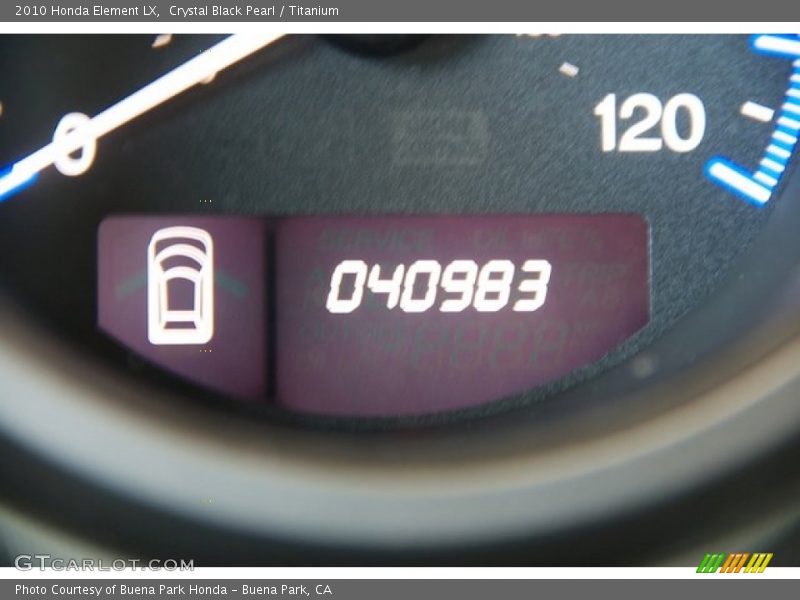 Crystal Black Pearl / Titanium 2010 Honda Element LX