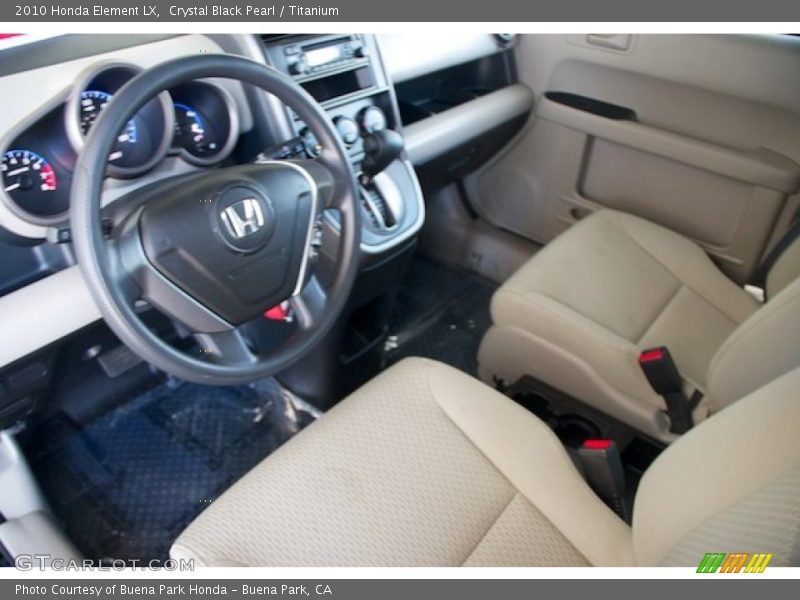 Crystal Black Pearl / Titanium 2010 Honda Element LX