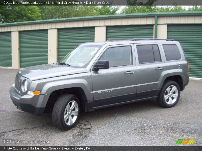Mineral Gray Metallic / Dark Slate Gray 2011 Jeep Patriot Latitude 4x4