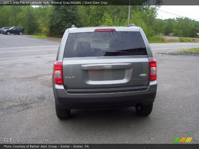 Mineral Gray Metallic / Dark Slate Gray 2011 Jeep Patriot Latitude 4x4