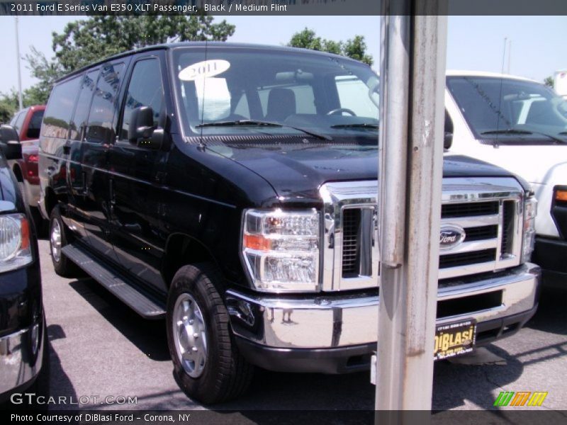 Black / Medium Flint 2011 Ford E Series Van E350 XLT Passenger