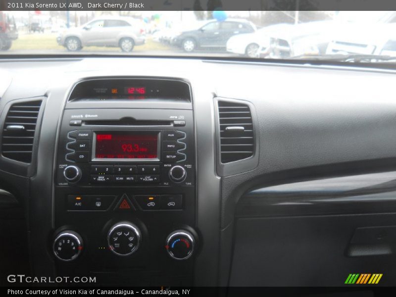 Dark Cherry / Black 2011 Kia Sorento LX AWD