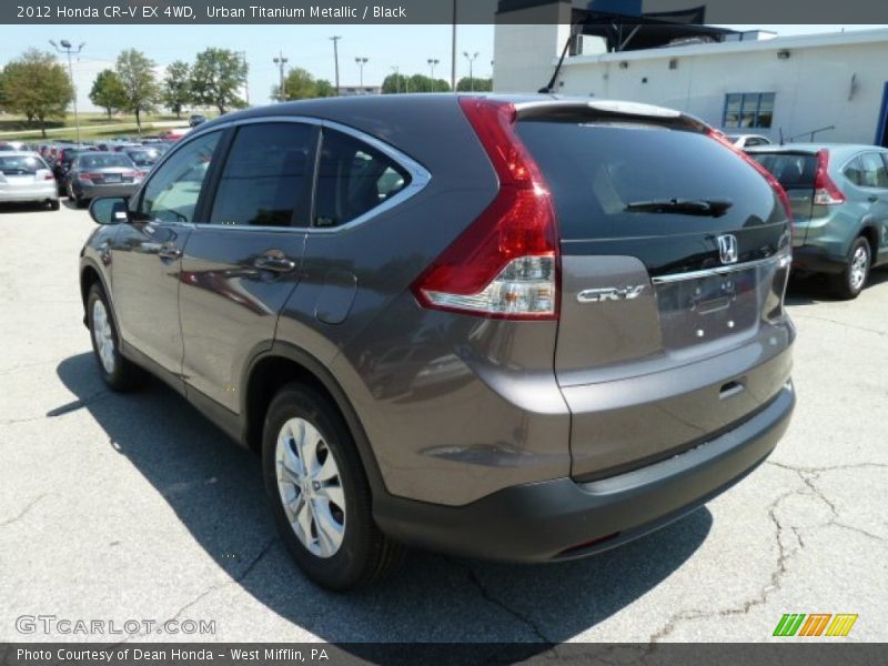 Urban Titanium Metallic / Black 2012 Honda CR-V EX 4WD