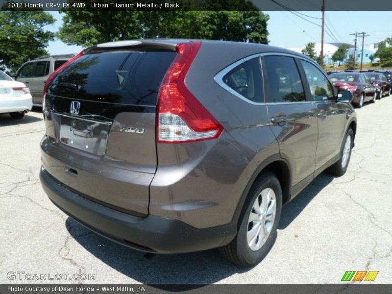 Urban Titanium Metallic / Black 2012 Honda CR-V EX 4WD