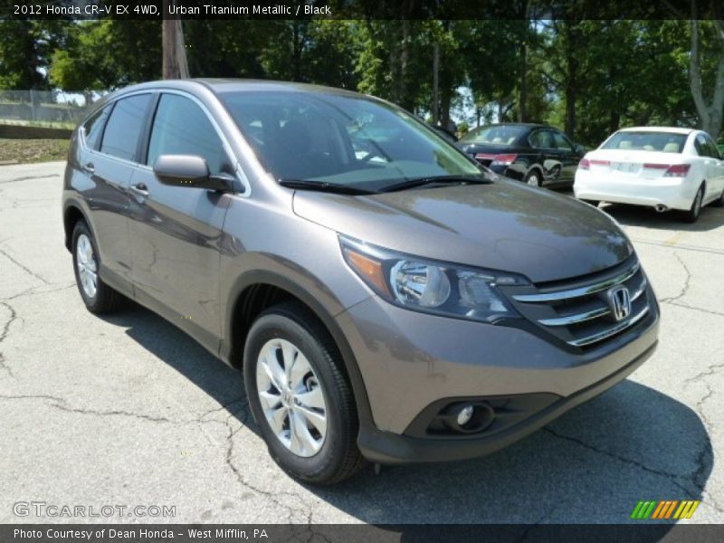Urban Titanium Metallic / Black 2012 Honda CR-V EX 4WD