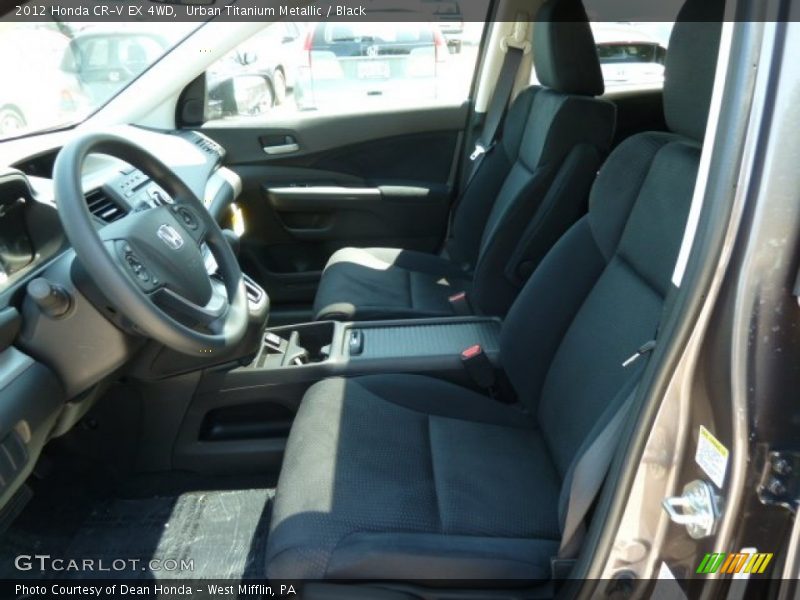 Urban Titanium Metallic / Black 2012 Honda CR-V EX 4WD