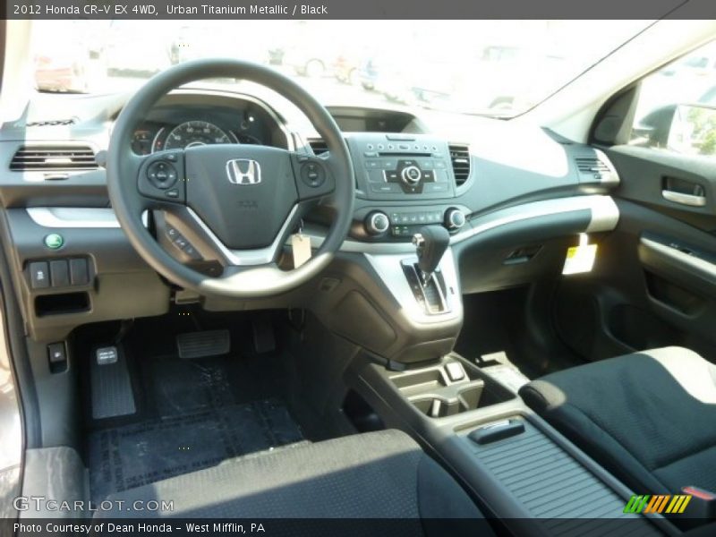 Urban Titanium Metallic / Black 2012 Honda CR-V EX 4WD