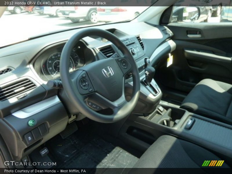 Urban Titanium Metallic / Black 2012 Honda CR-V EX 4WD