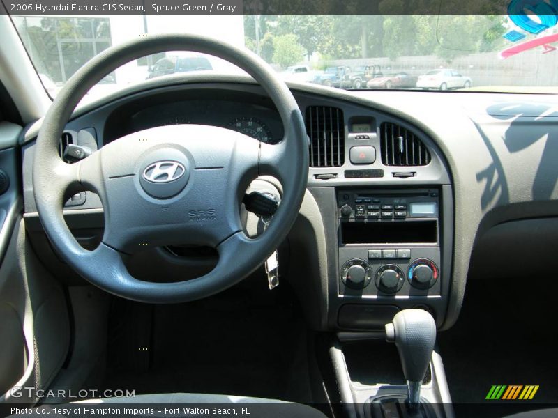 Spruce Green / Gray 2006 Hyundai Elantra GLS Sedan