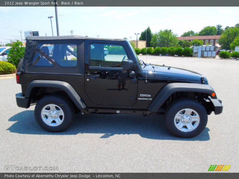 Black / Black 2012 Jeep Wrangler Sport 4x4