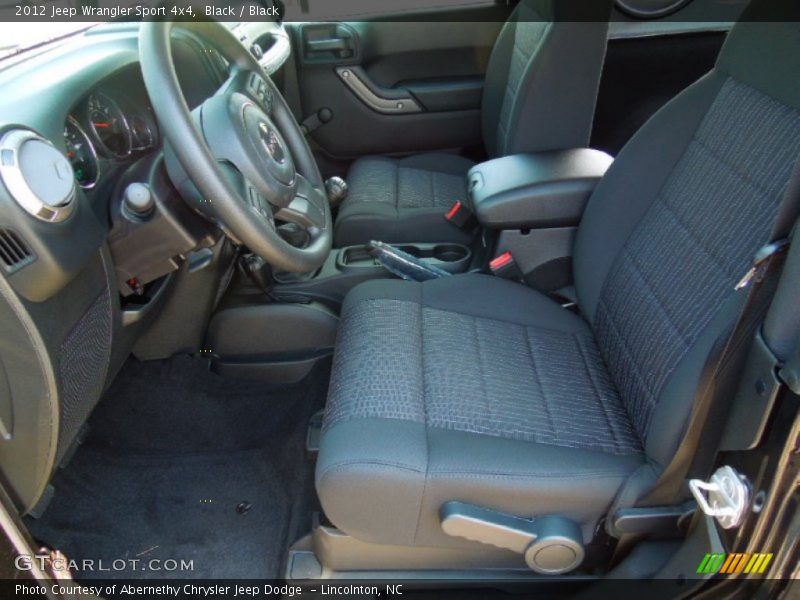 Black / Black 2012 Jeep Wrangler Sport 4x4