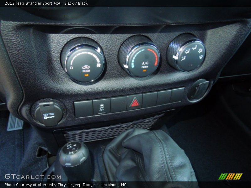 Black / Black 2012 Jeep Wrangler Sport 4x4
