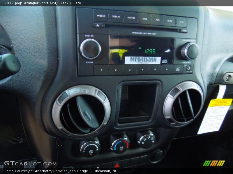 Black / Black 2012 Jeep Wrangler Sport 4x4