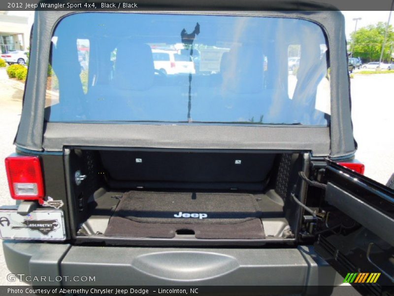 Black / Black 2012 Jeep Wrangler Sport 4x4