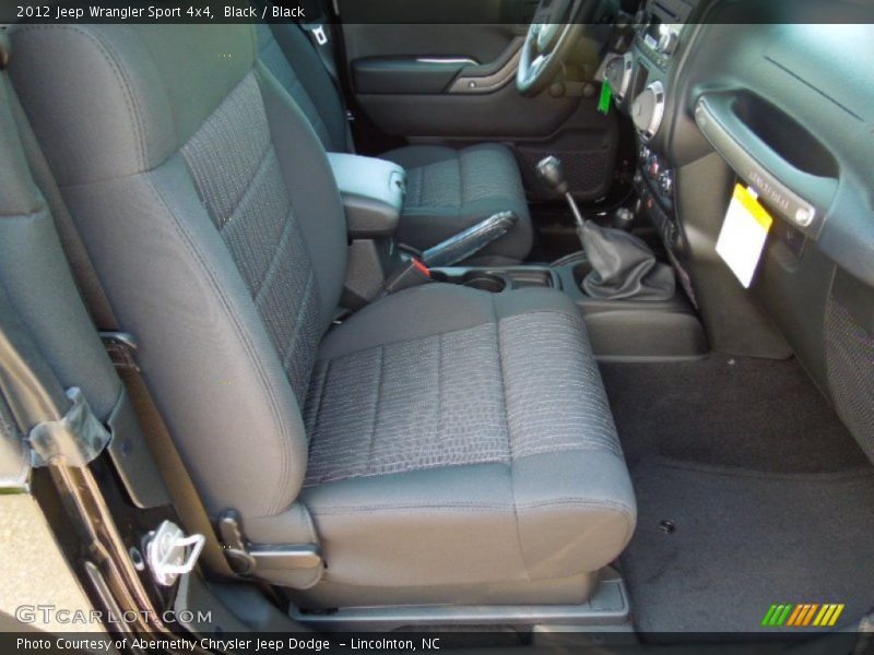 Black / Black 2012 Jeep Wrangler Sport 4x4