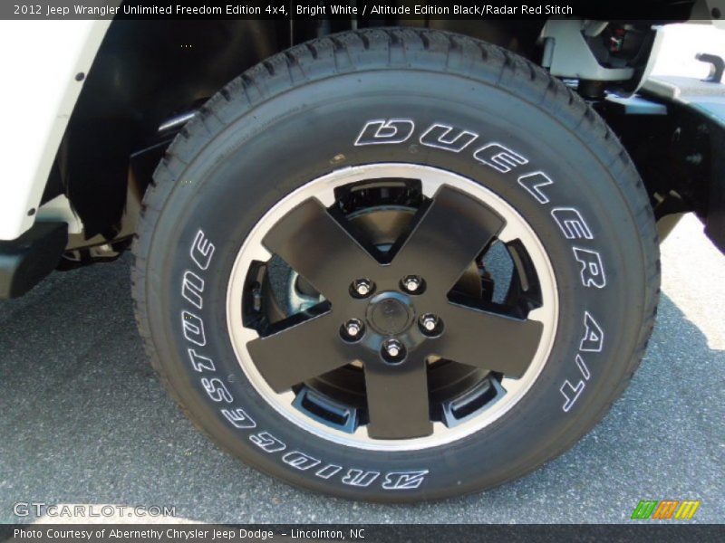  2012 Wrangler Unlimited Freedom Edition 4x4 Wheel