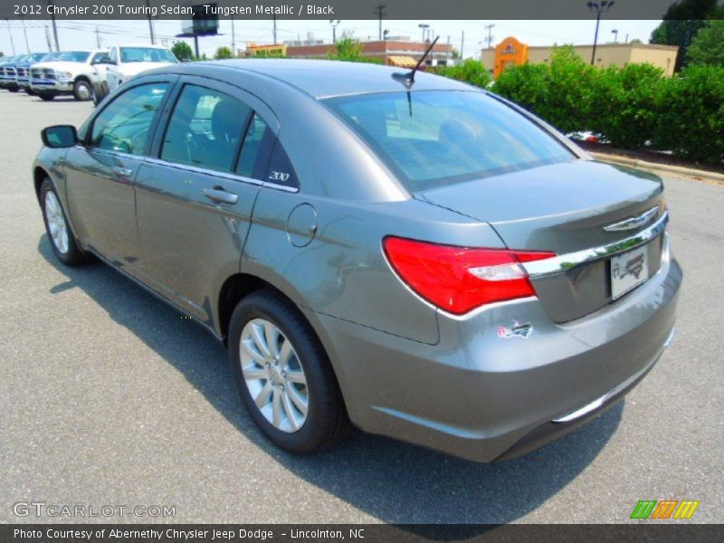 Tungsten Metallic / Black 2012 Chrysler 200 Touring Sedan