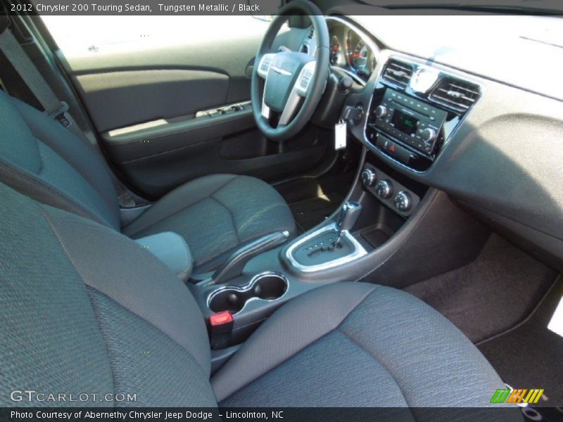 Tungsten Metallic / Black 2012 Chrysler 200 Touring Sedan