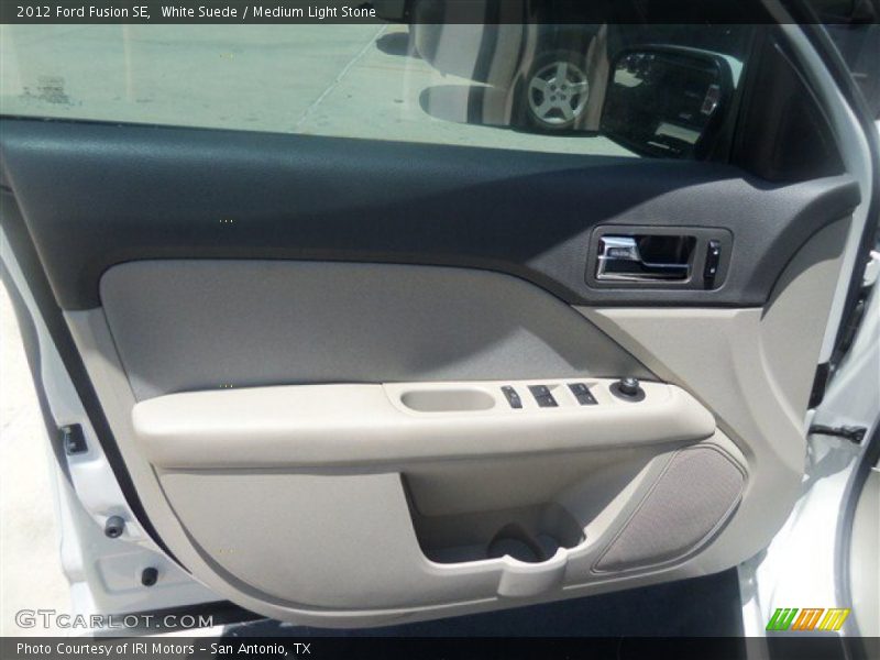 White Suede / Medium Light Stone 2012 Ford Fusion SE