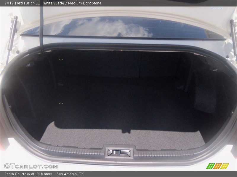 White Suede / Medium Light Stone 2012 Ford Fusion SE
