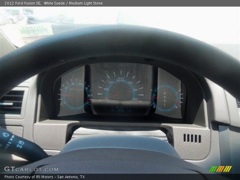 White Suede / Medium Light Stone 2012 Ford Fusion SE