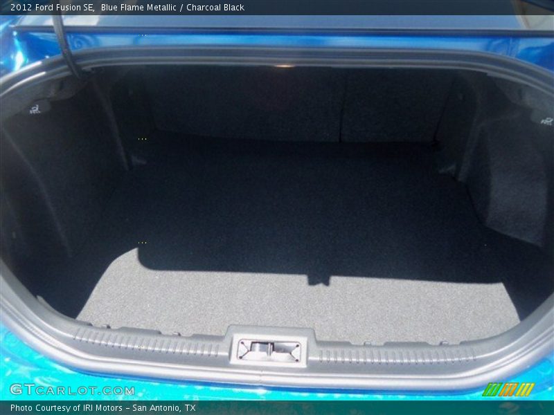 Blue Flame Metallic / Charcoal Black 2012 Ford Fusion SE