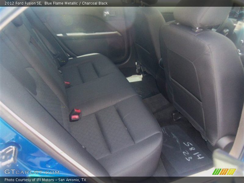 Blue Flame Metallic / Charcoal Black 2012 Ford Fusion SE