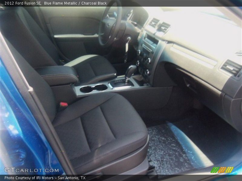 Blue Flame Metallic / Charcoal Black 2012 Ford Fusion SE