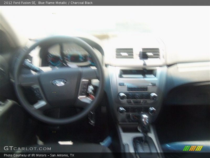 Blue Flame Metallic / Charcoal Black 2012 Ford Fusion SE