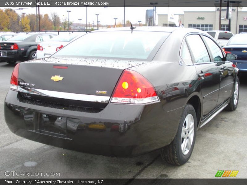Mocha Bronze Metallic / Ebony 2009 Chevrolet Impala LS