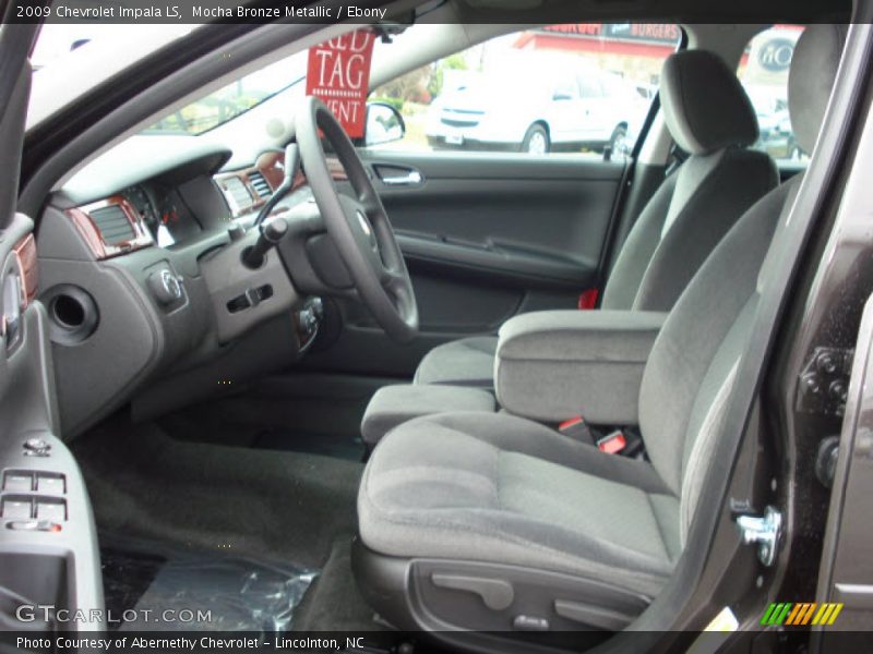 Mocha Bronze Metallic / Ebony 2009 Chevrolet Impala LS