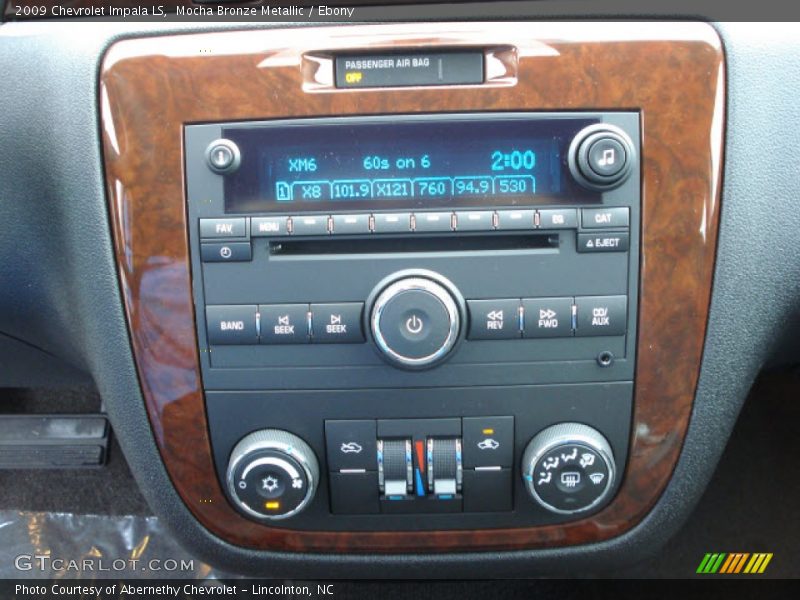 Mocha Bronze Metallic / Ebony 2009 Chevrolet Impala LS