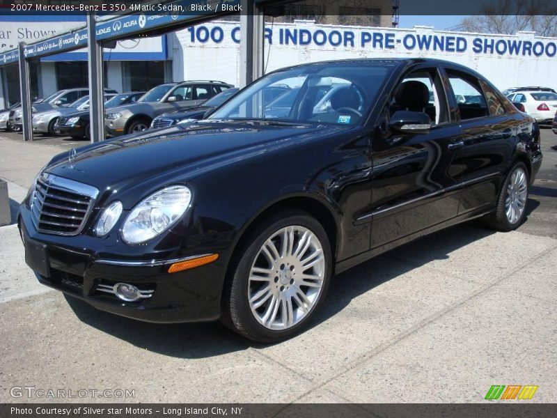Black / Black 2007 Mercedes-Benz E 350 4Matic Sedan