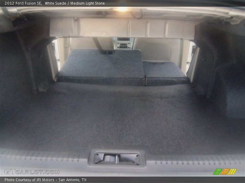 White Suede / Medium Light Stone 2012 Ford Fusion SE