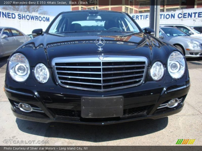 Black / Black 2007 Mercedes-Benz E 350 4Matic Sedan