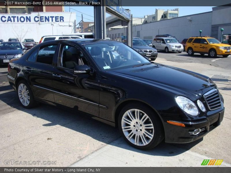 Black / Black 2007 Mercedes-Benz E 350 4Matic Sedan