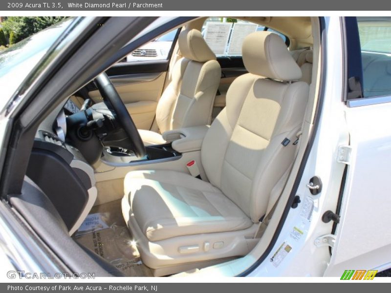 White Diamond Pearl / Parchment 2009 Acura TL 3.5