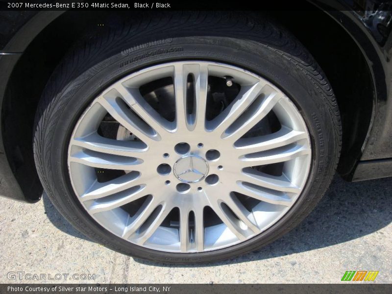 Black / Black 2007 Mercedes-Benz E 350 4Matic Sedan
