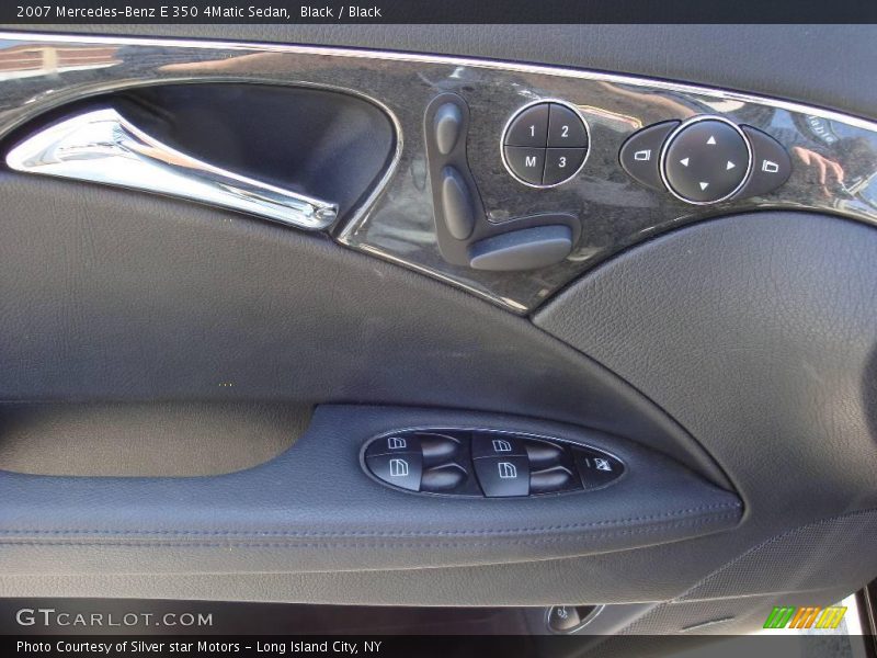 Black / Black 2007 Mercedes-Benz E 350 4Matic Sedan