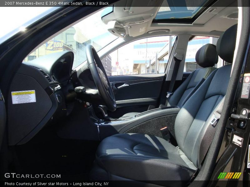 Black / Black 2007 Mercedes-Benz E 350 4Matic Sedan