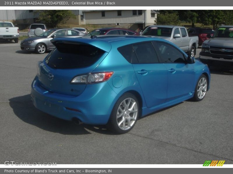Celestial Blue Mica / Black 2011 Mazda MAZDA3 MAZDASPEED3