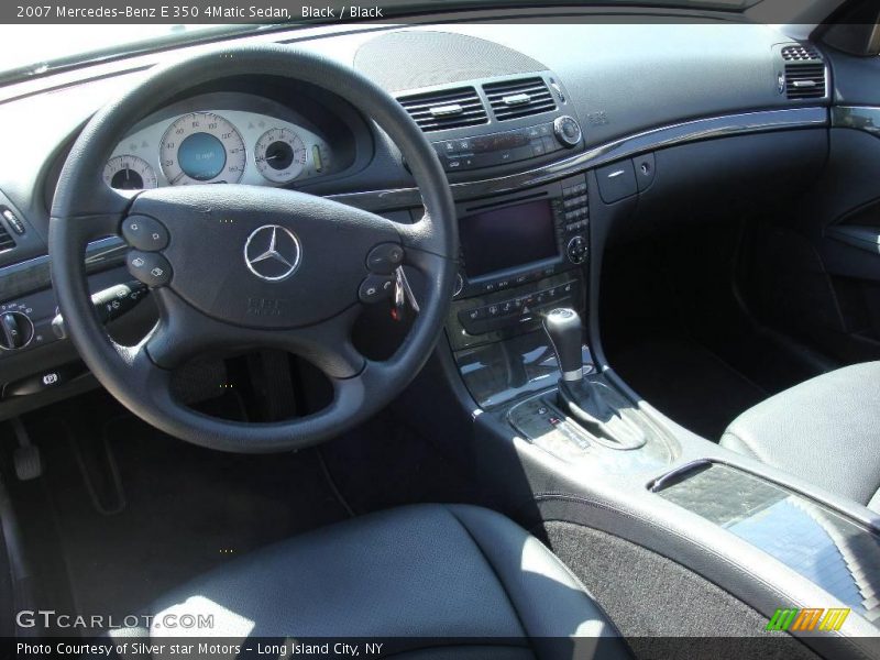 Black / Black 2007 Mercedes-Benz E 350 4Matic Sedan