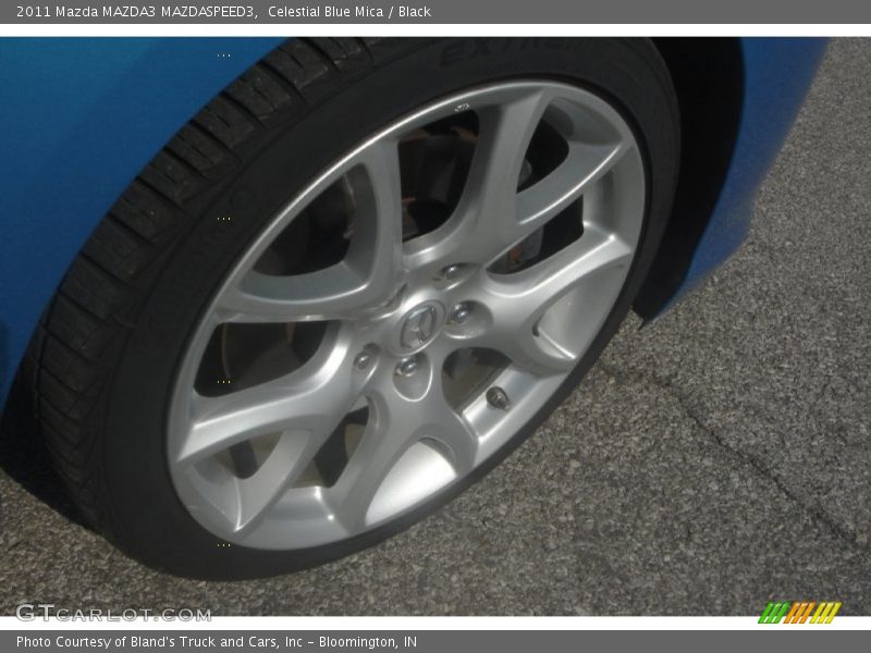Celestial Blue Mica / Black 2011 Mazda MAZDA3 MAZDASPEED3