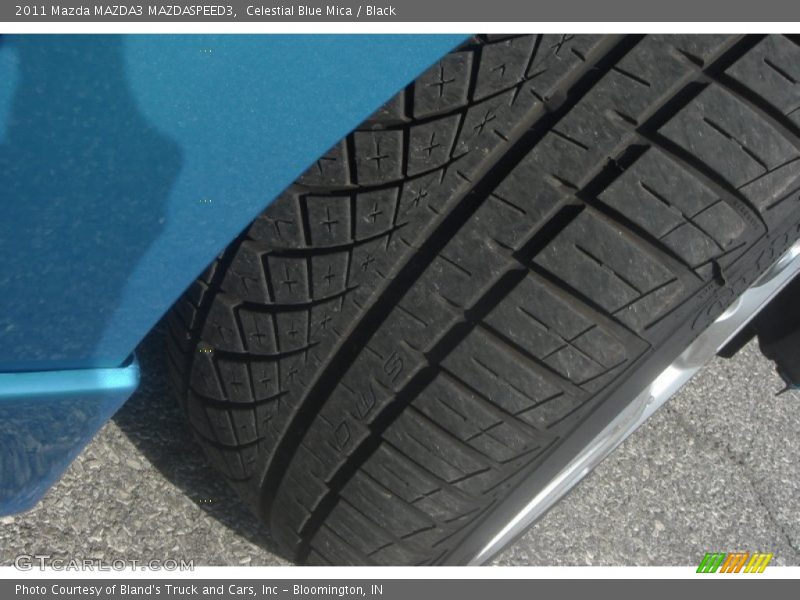 Celestial Blue Mica / Black 2011 Mazda MAZDA3 MAZDASPEED3