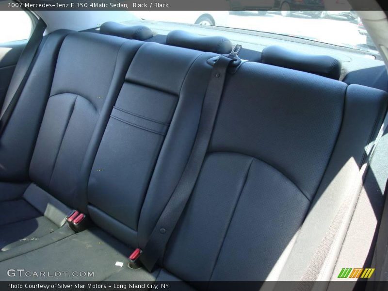 Black / Black 2007 Mercedes-Benz E 350 4Matic Sedan