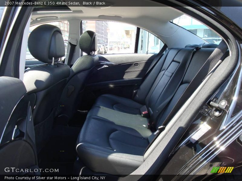 Black / Black 2007 Mercedes-Benz E 350 4Matic Sedan