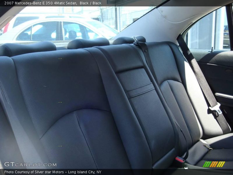 Black / Black 2007 Mercedes-Benz E 350 4Matic Sedan