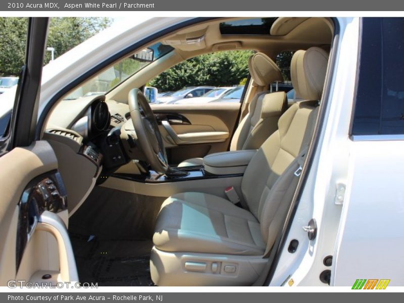 Aspen White Pearl / Parchment 2010 Acura MDX