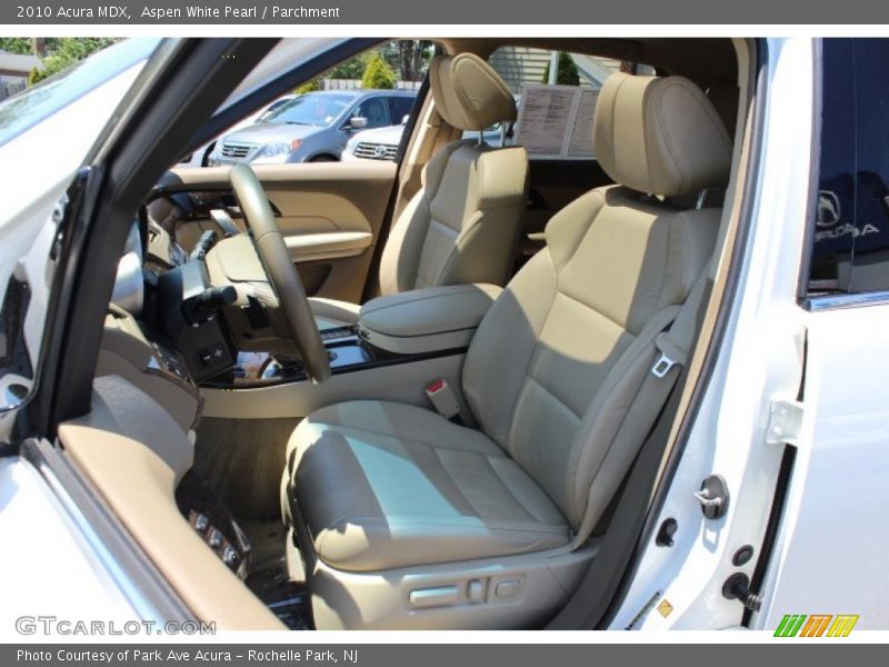 Aspen White Pearl / Parchment 2010 Acura MDX